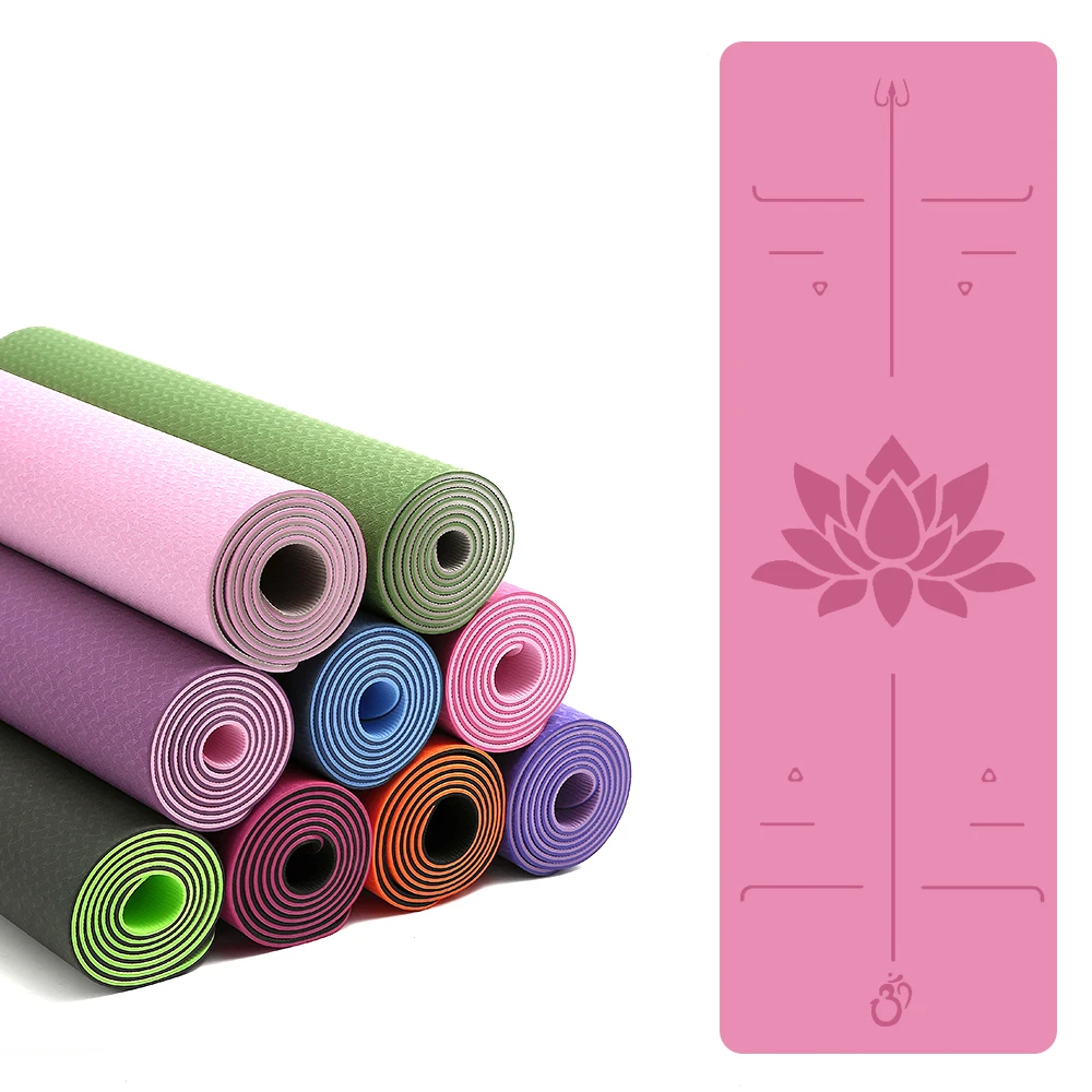 Оптовая продажа матрас для тренажерного зала 6 мм коврик йоги от