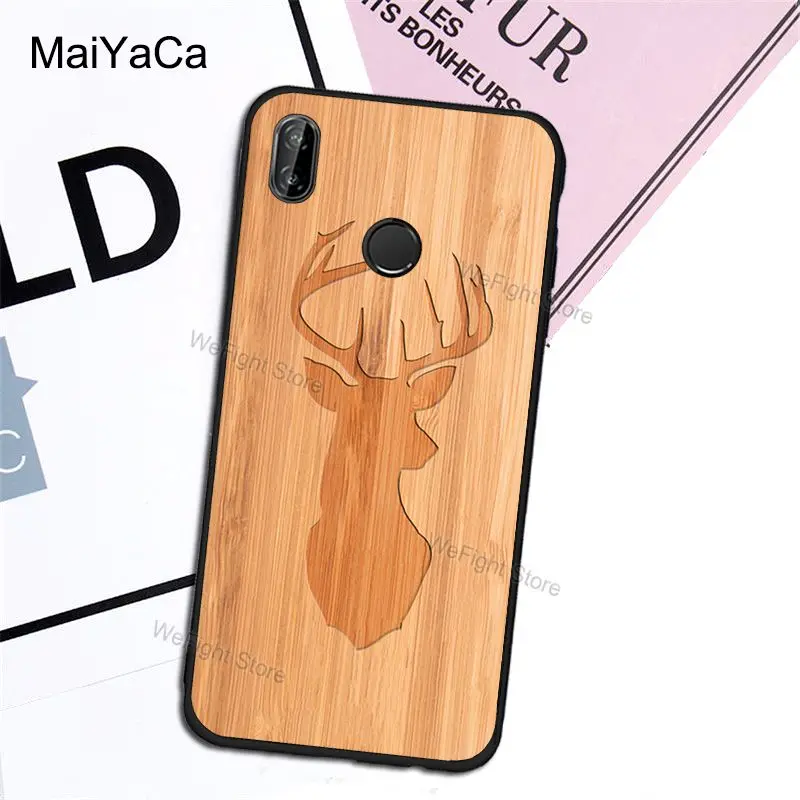 Wolf Bike Butterfly Wood Case For Xiaomi Redmi Note 9 Pro 9S 8T 8 9C 9A Mi 10T 10 Lite POCO X3 | Мобильные телефоны и