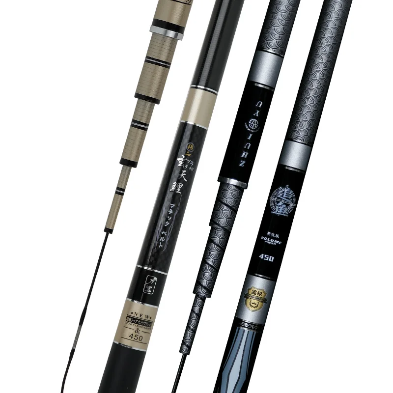 

Black Carbon Fishing Rod Telescopic Extra Strong Fishing Rod Accessories For Men Narzedzia Wedkarskie Sport Entertainment EI50FR