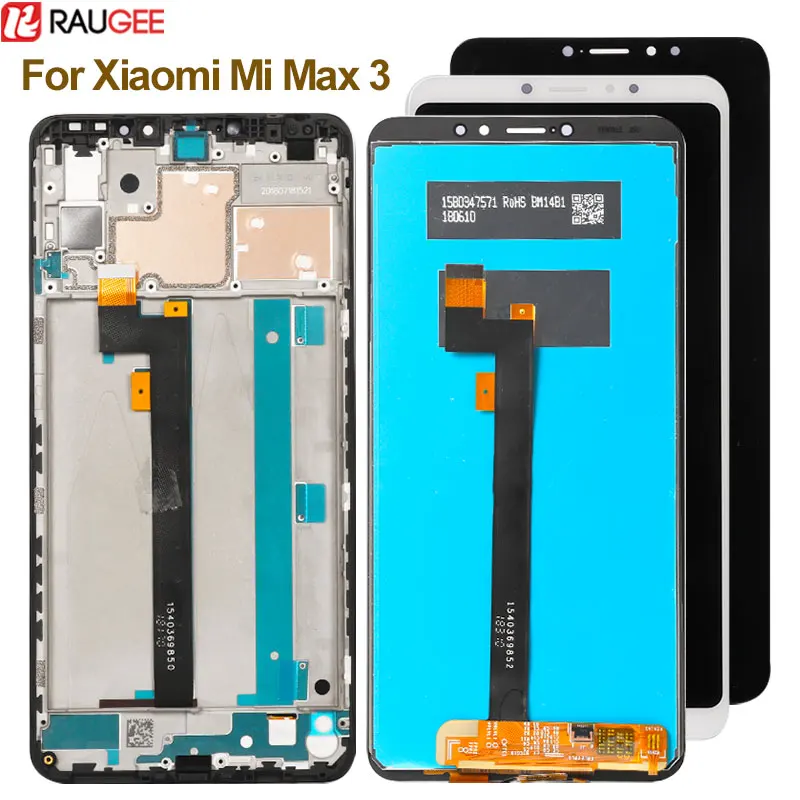 Для Xiaomi Mi Max 3 ЖК дисплей + сенсорный экран новый дигитайзер стеклянная панель