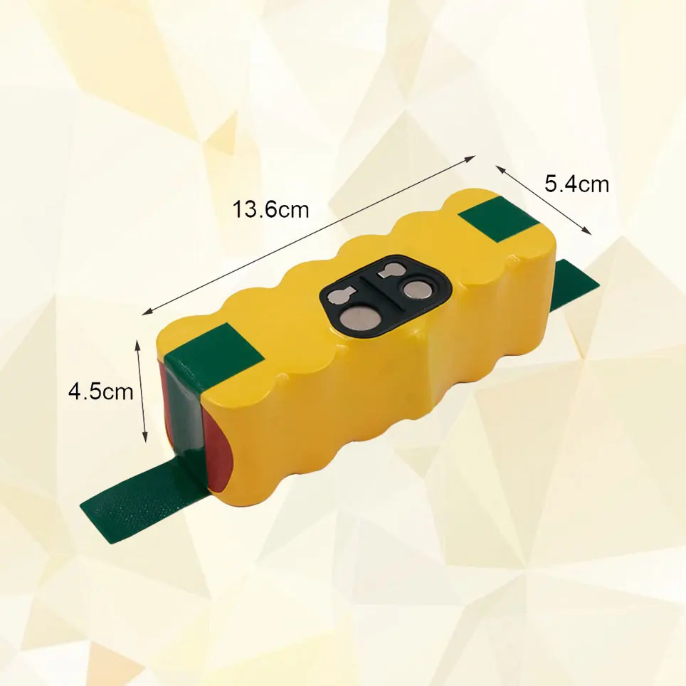 

Vacuum cleaner rechargeable battery 14.4V 4500mAh Ni-MH for iRobot Roomba 500 520 555 560 600 780 700 780 770 800 880