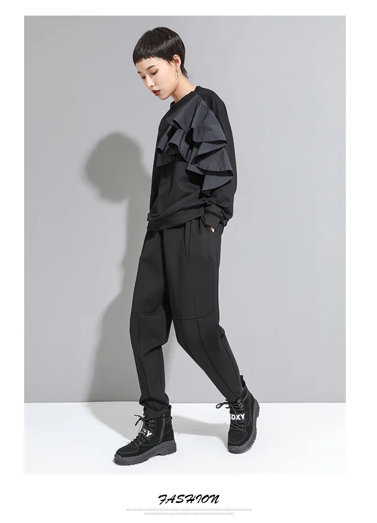 Сохраняющие тепло зимние шаровары Pantalon es свободные хлопковые панковские Женские Мешковатые штаны Дамские Pantalon брюки карго