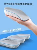increase height insoles arch supports orthotics inserts light weight lift for men women shoes pads 1 52 53 5cm heighten lift