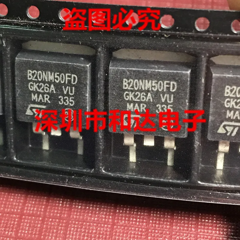 

5 шт. STB20NM50FD TO-263 500V 20A