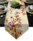 Современная Цветочная скатерть, осенние листья, скатерть для стола для свадьбы, отеля вечерние, скатерти для стола, украшение для дома