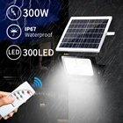 300200100 Вт Солнечный свет на открытом воздухе Солнечный свет батарея лампа датчик движения садовый светодиодный солнечный светильник уличный настенный светодиодный светильник для улицы