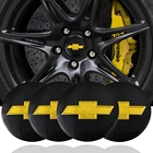 4 шт. 56 мм колпачок ступицы колеса автомобиля значок наклейки для Chevrolet SSR Cruze колпачок tiva Trax Tahoe Suburban Z71 Impala звуковая подача