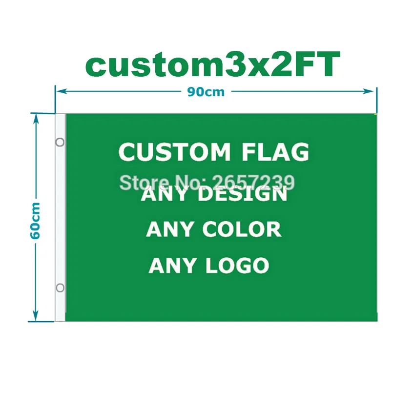 Пользовательский флаг 2x3 фута логотип бренда компании Спортивная лампа 60x90 см