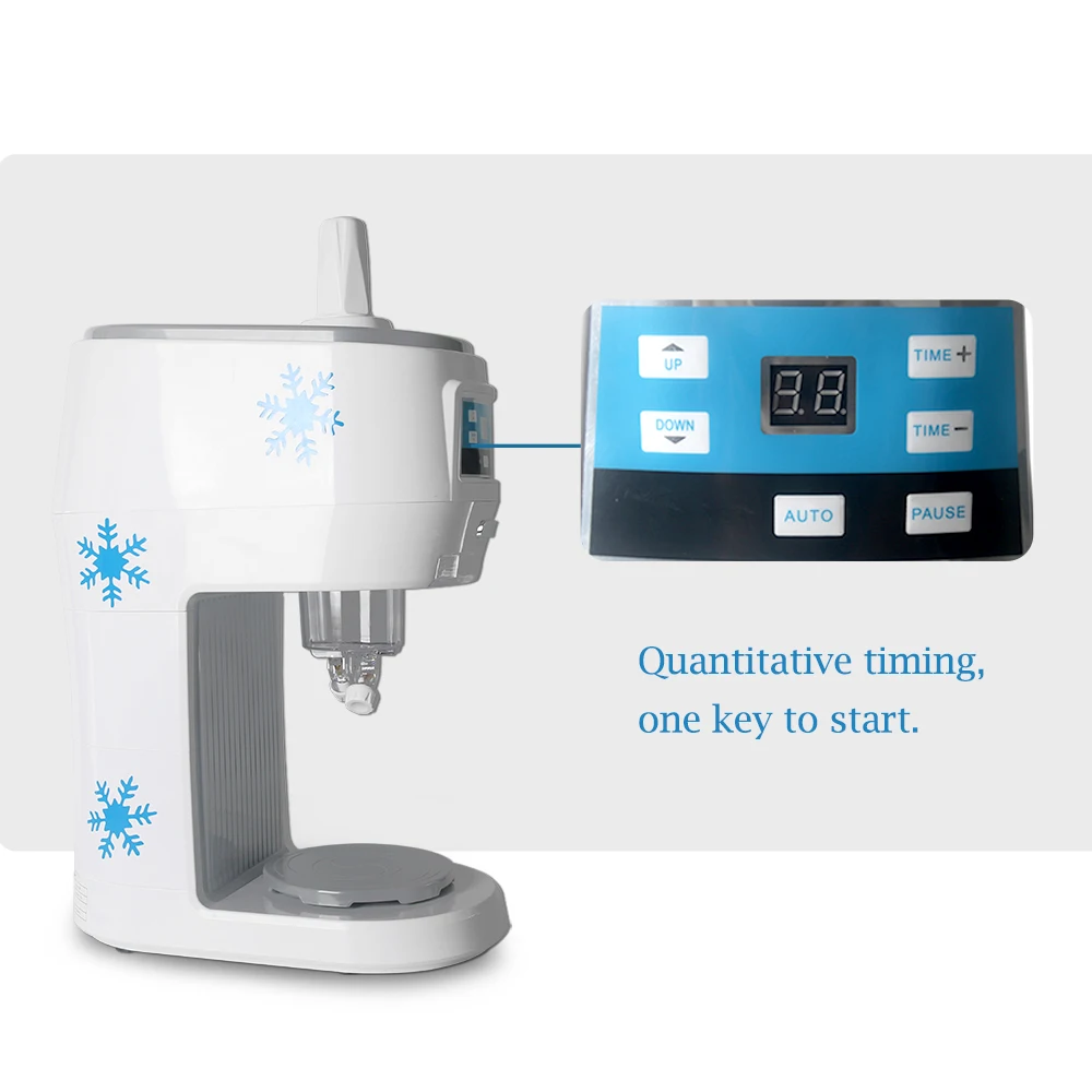 ITOP Commercial Snow Cone Machine Snowflakes Ice Shaving Crusher Electric Smoothies Snowflake Maker 70kgs/h 110V 220V | Бытовая техника