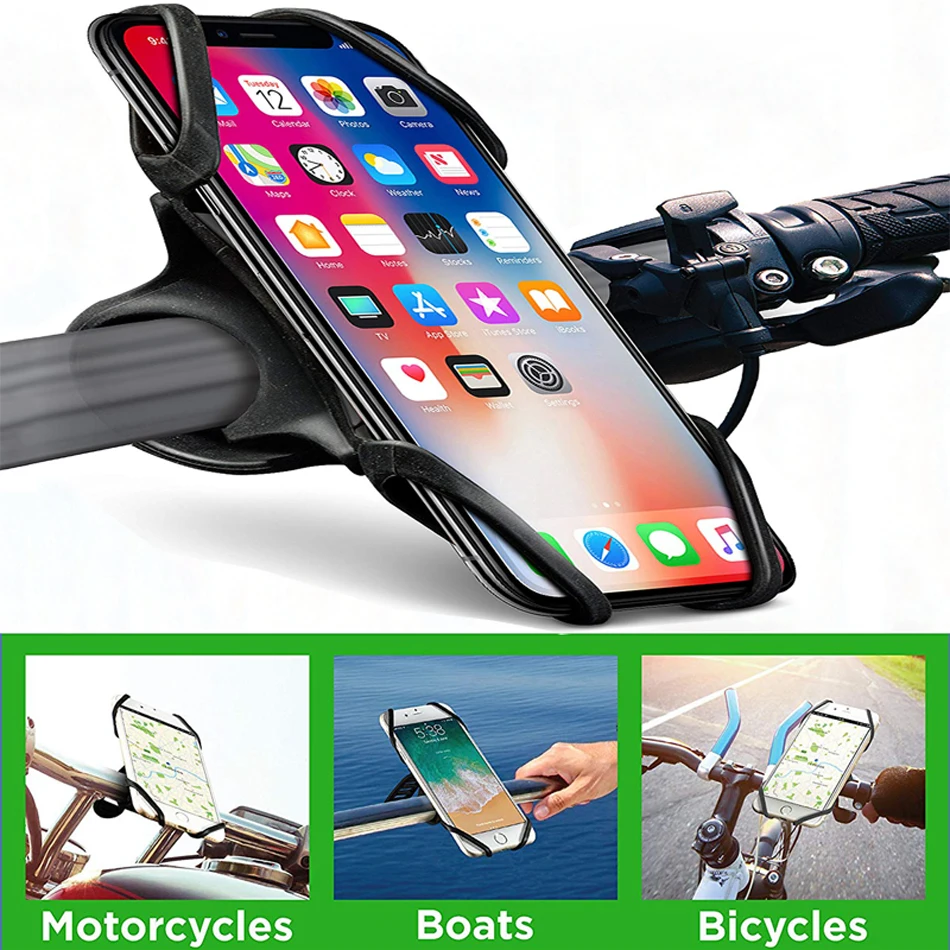

Bicycle Phone Holder for iPhone 11 Pro Max X XS XR 8 7 6s Samsung S9 Mobile Phone Holder Stand Bike Handlebar Mount GPS Bracket