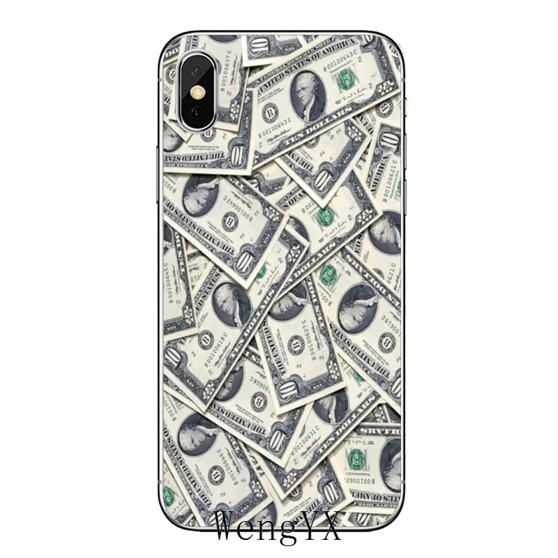 Для iPhone 11 pro XR X XS Max 8 7 6s plus SE 5s 5c iPod Touch 5 6 Чехол для денег долларов купюр Бен Франклин - Цвет: Ben-Franklin-A-01