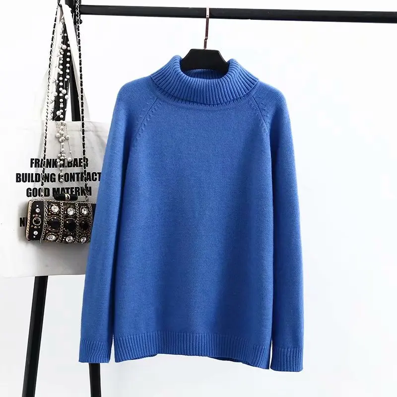 

Women Sweaters 2020 Autumn Winter Tops Korean Women Pullover Knitted Sweater Jumper Soft Warm Pull Femme Large Size 4XL