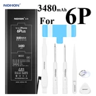Nohon батарея для iPhone 6 Plus 6 Plus 6 P 3410mAh-3650mAh Высокая емкость литий-полимерная батарея для Apple iPhone 6 Plus iPhone6P + Инструменты