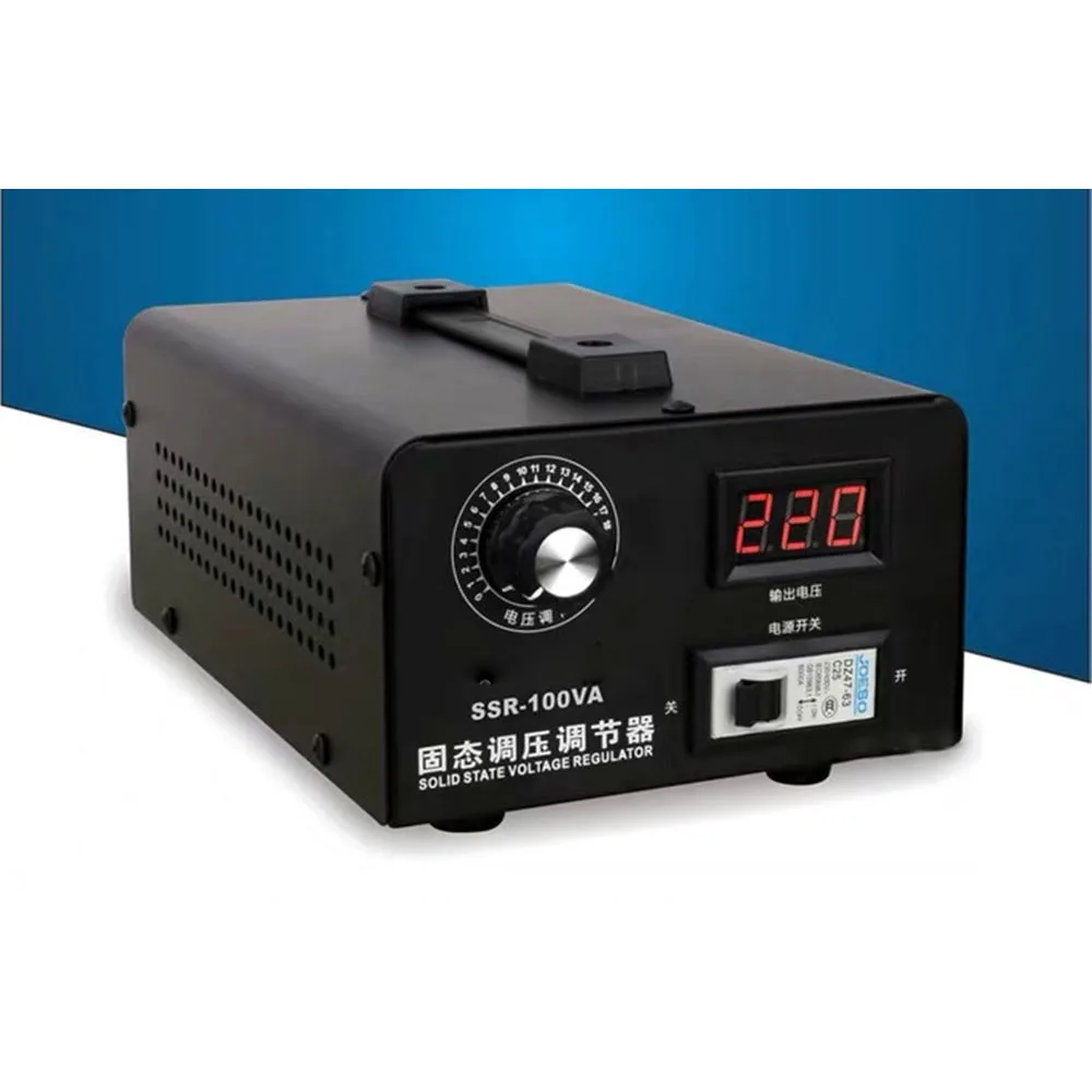 

AC220V 10KW/6KW High Precision Adjustable Thyristor Electronic Voltage Regulator/Silicon Single-phase Solid State