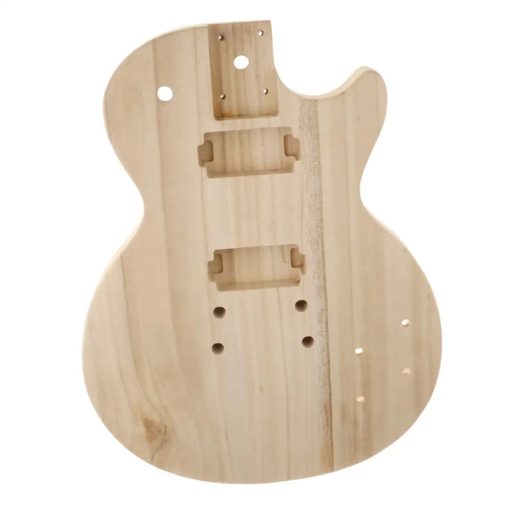 diy feine unfinished gitarre körper leere holz gitarre handarbeit passt für st elektrische gitarre zubehör free global shipping