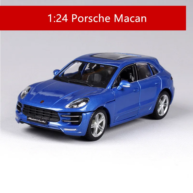 MACAN Bburago 1:24 Porsche Macan alloy car model simulation car decoration collection gift toy - Цвет: MACAN