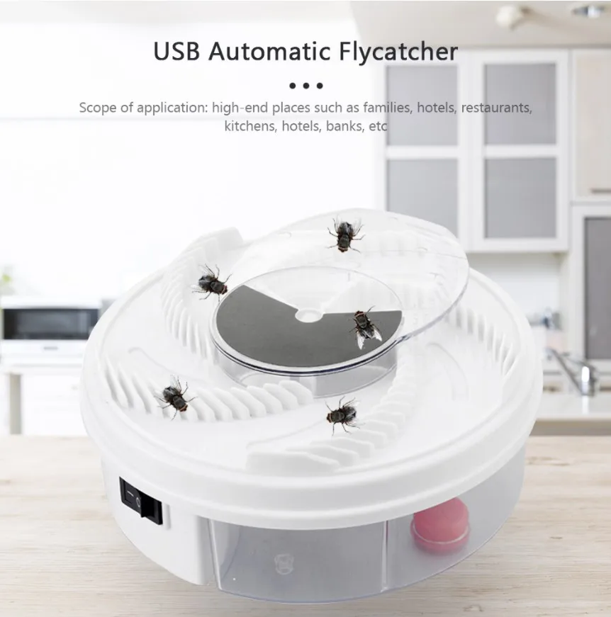 USB электрическая ловушка для летучих мышей автоматическая еды насекомых