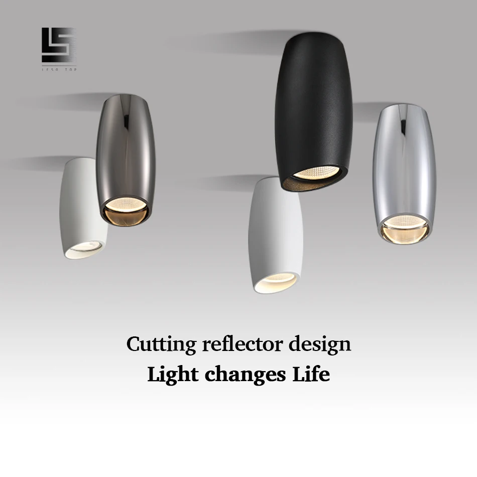 Светодиодный поверхностного монтажа светодиодный потолочный светильник Adjustabe 360