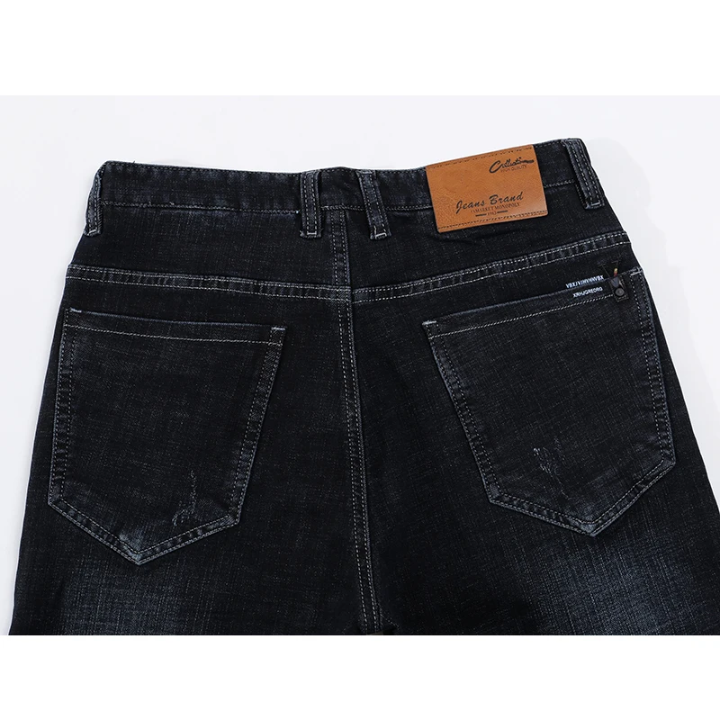 Джинсы kstun для мужчин известный бренд черные джинсы зимние Стрейчевые деловые