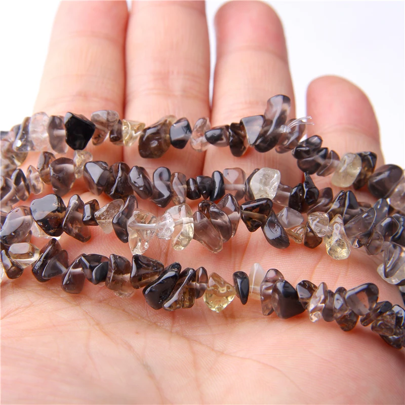40.smoky crystal 15," натуральные бразильские цитрины, хрустальные камни, камни, чипы, гравия, бусины, алебастр, лазурит, натуральный камень, изготовление ювелирных изделий - Цвет: 40.smoky crystal