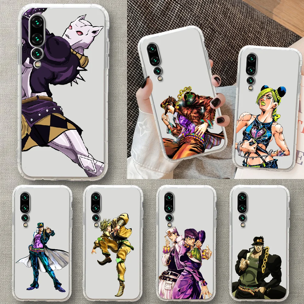 Anime JoJos Bizarre Adventure Phone Case For Huawei P Mate P10 P20 P30 P40 10 20 Smart Z Pro Lite 2019 transparent art prime 3D |