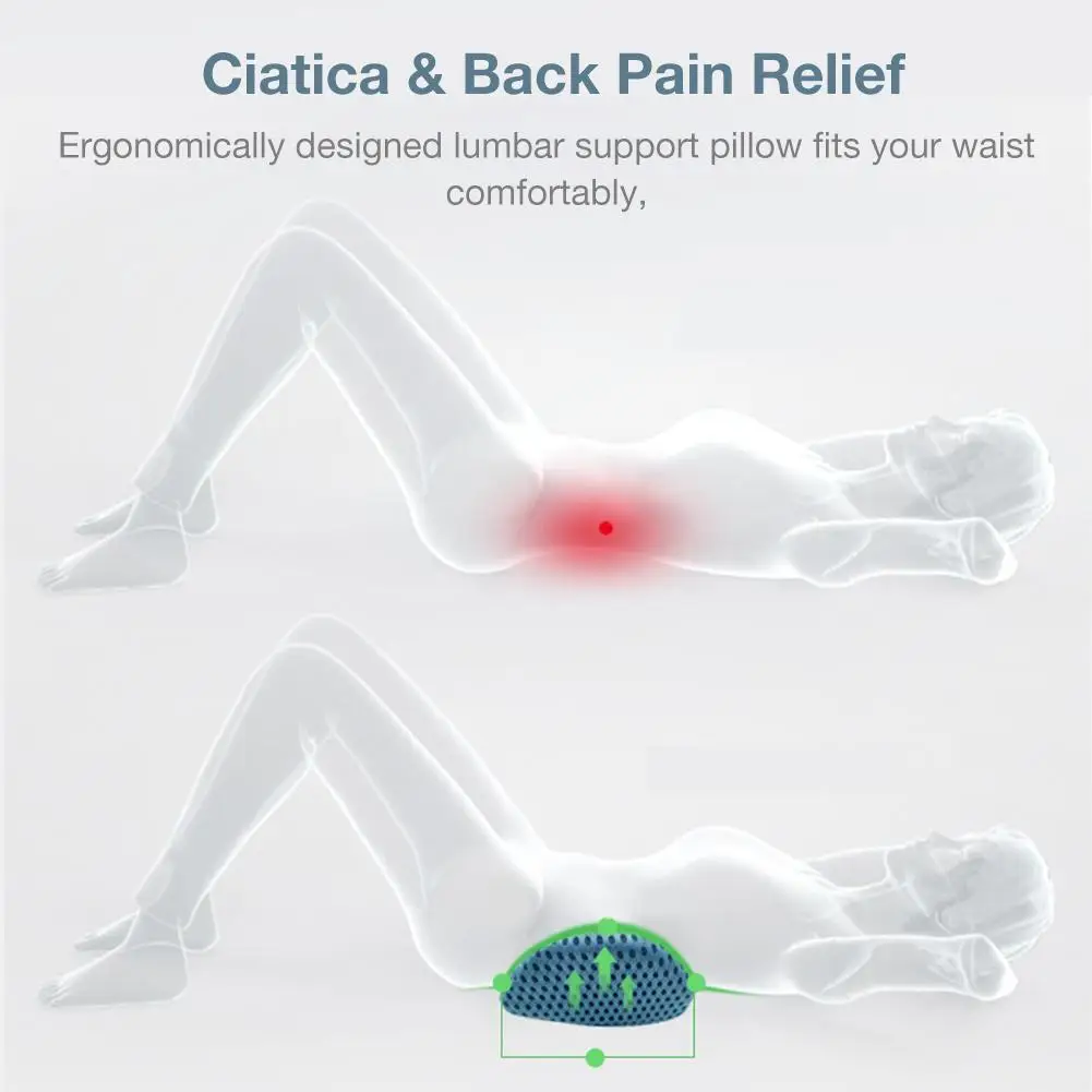 Подушка для поясницы хлопковая сна с эффектом памяти Ортопедическая подушка