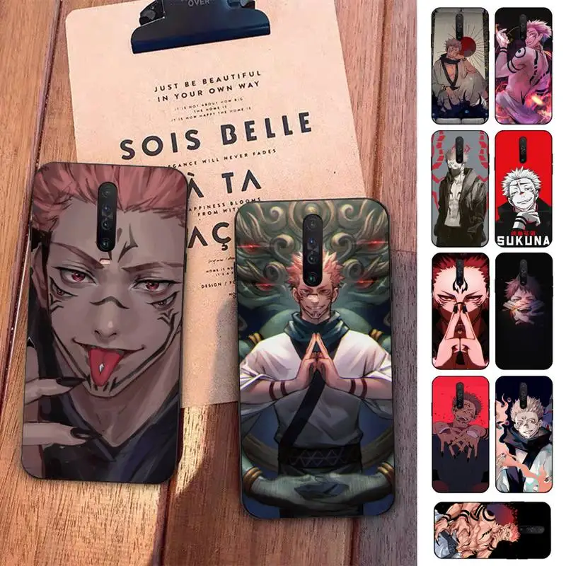 

Anime Jujutsu Kaisen Ryomen Sukuna Phone Case for Redmi 5 6 7 8 9 A 5plus K20 4X S2 GO 6 K30 pro