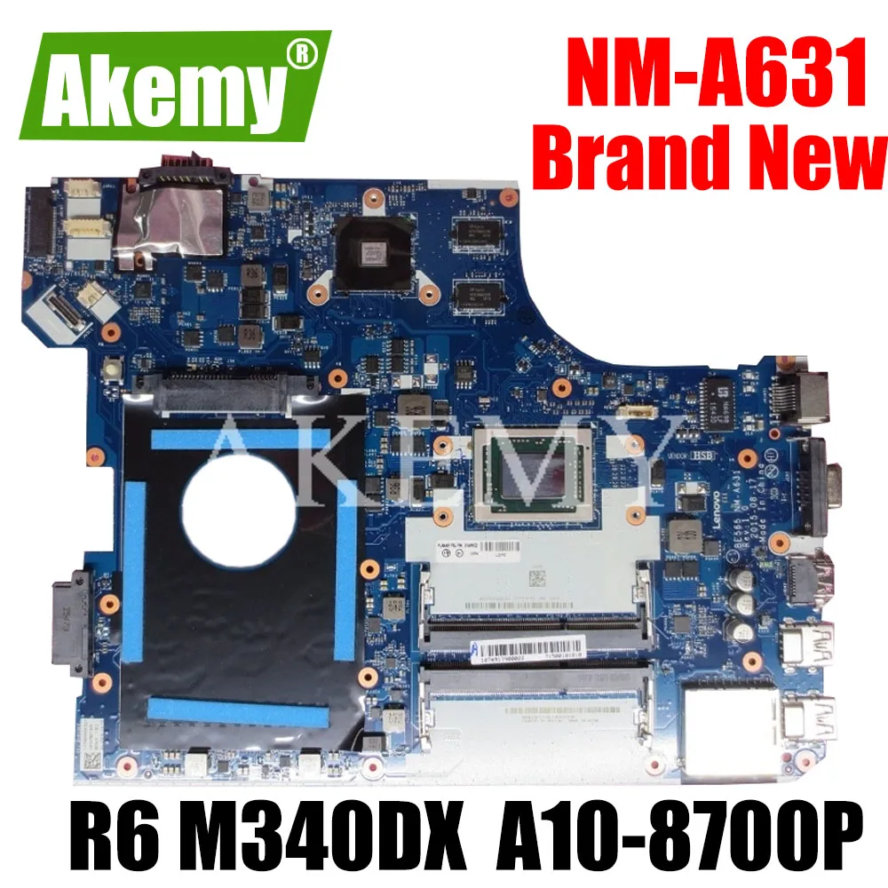 SAMXINNO For Lenovo Thinkpad BE565 E565 NM A631 Laotop Mainboard Motherboard 01AW122 w/ R6 M340DX GPU A10 8700P CPU|Материнские