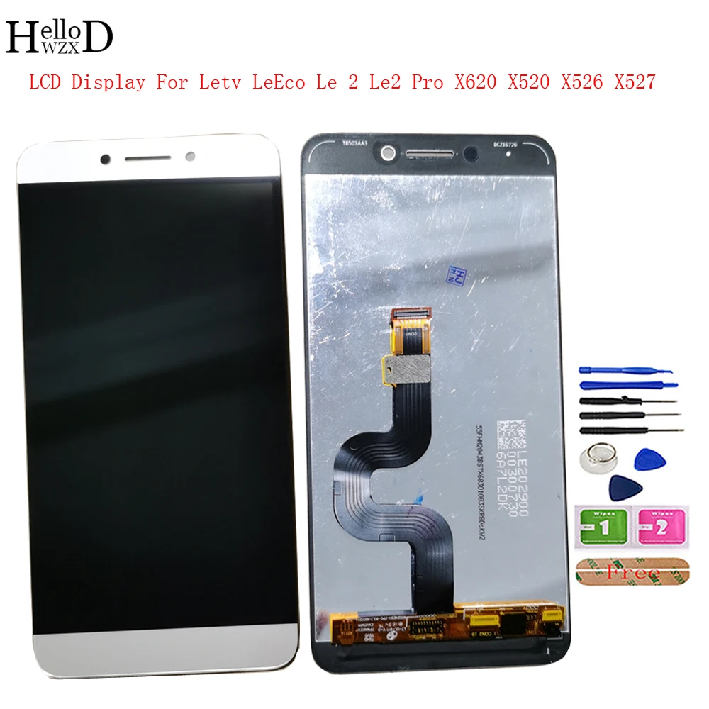 

Мобильный ЖК-дисплей для Letv LeEco Le 2 Le2 Pro X620 X520 X526 X527 X529 сенсорный экран дигитайзер панель Стекло Объектив сенсорные инструменты