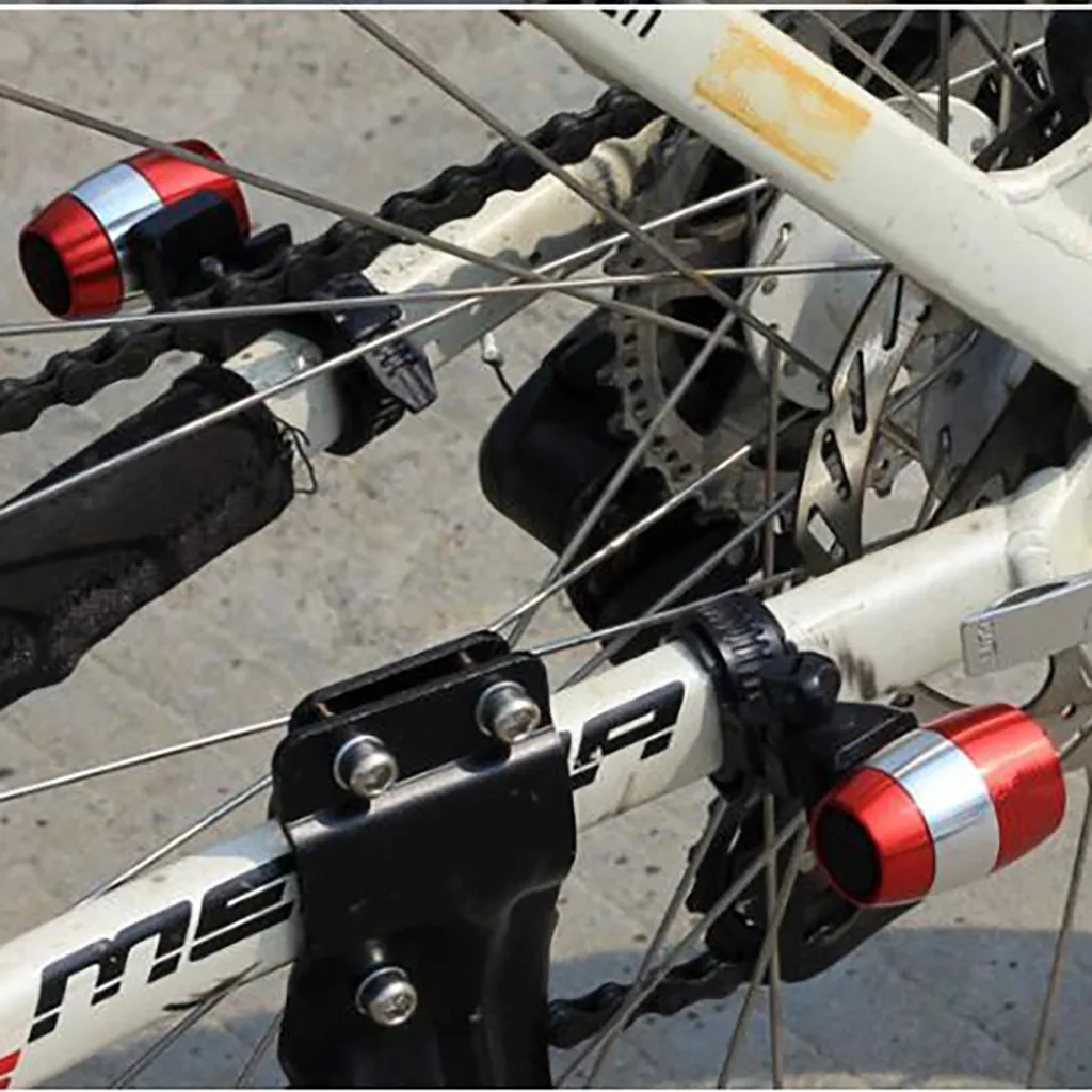 Безопасная Ночная езда горный велосипед передняя вилка алюминиевый сплав