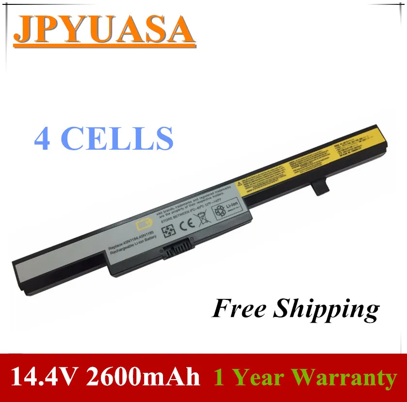Аккумулятор 7XINbox L13M4A01 L13S4A01 L12L4E55 L12M4E55 L13L4A01 для Lenovo IdeaPad B40 B50 N40 N50 121500191 121500190