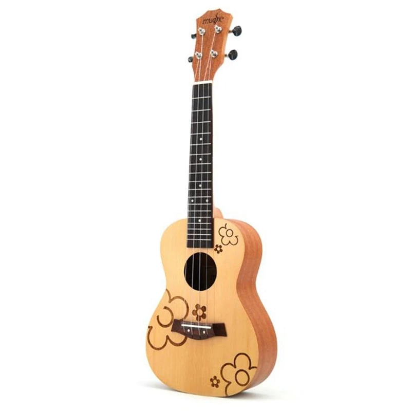 

Concert Ukulele 4 Strings Spruce Guitar 23 Inch Soprano Ukulele Beginner Rosewood Bridge For Musical Stringed Instru