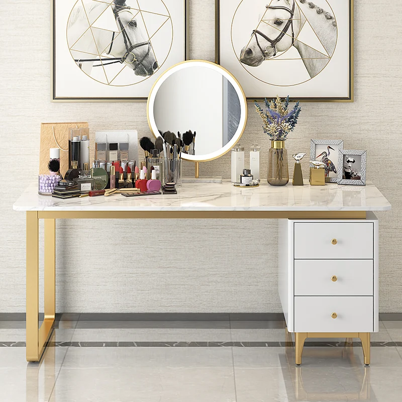 Скандинавский мраморный компьютерный стол письменный домашний простой