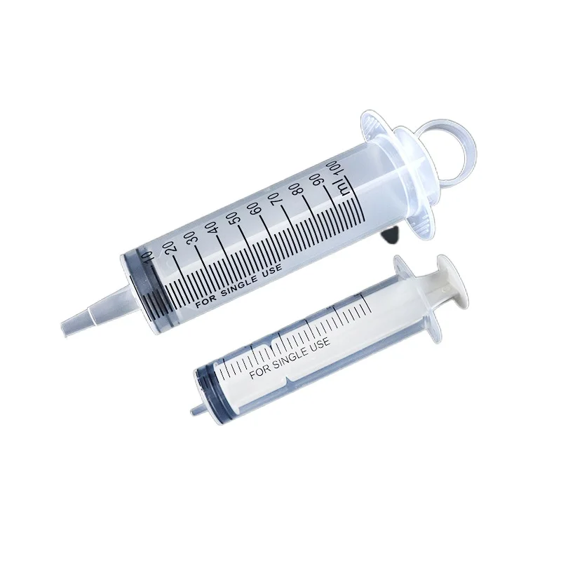 Пластик шприц объемом 60/100 мл кормушка для кошек и собак измерительный