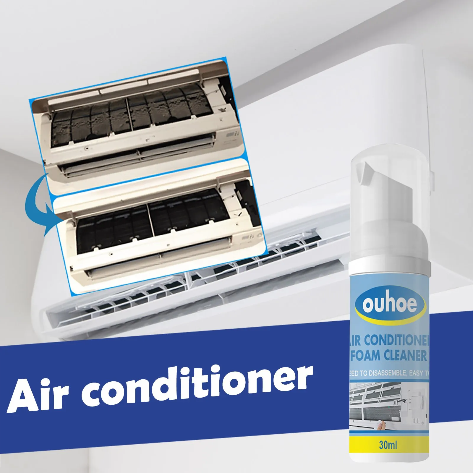 Очищающее средство для кондиционера воздуха без разборки и стирки 100 мл