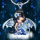 Женское ожерелье с подвеской в виде ангела