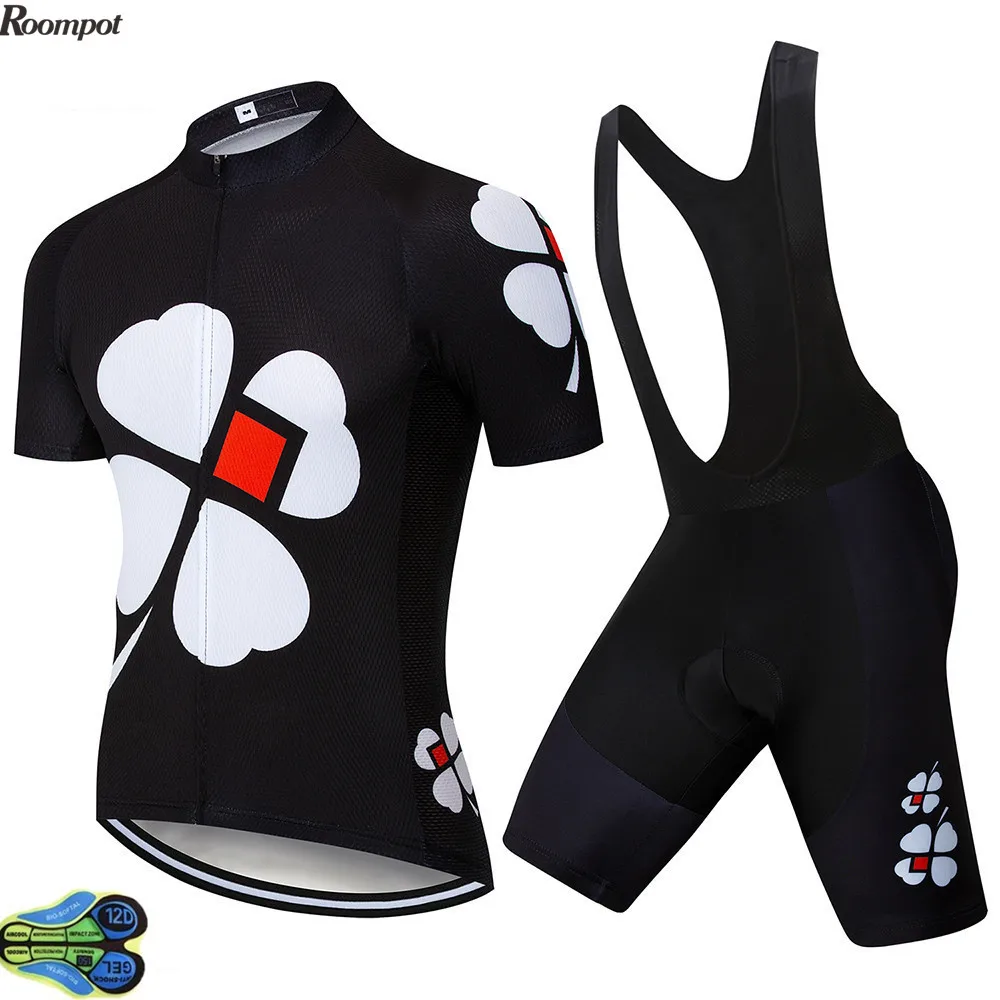 2020 профессиональные командные черные комплекты из Джерси для велоспорта с