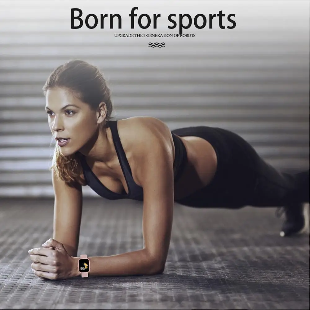 Оригинальный Смарт-браслет P70 водонепроницаемые часы с пульсометром и монитором