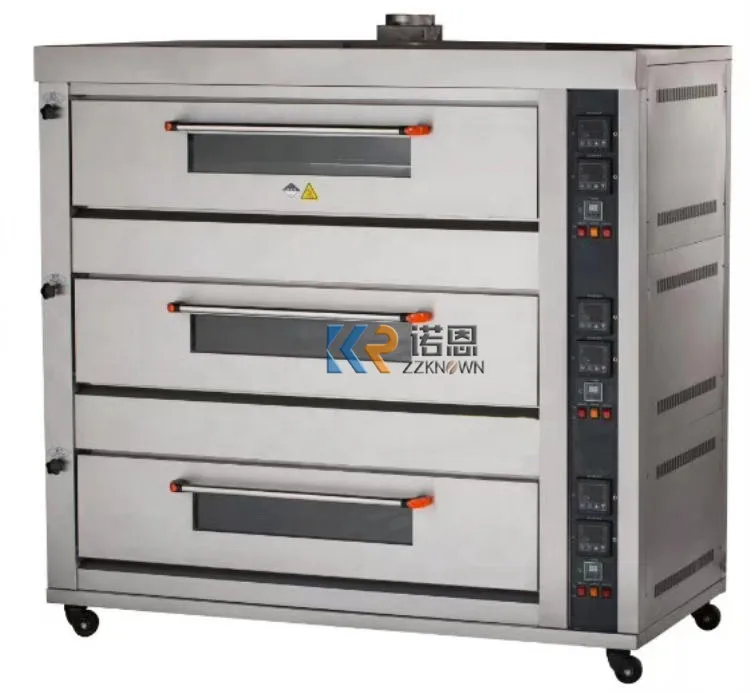 Пекарское оборудование печь для торта хлеба пиццы три колоды шесть лотков