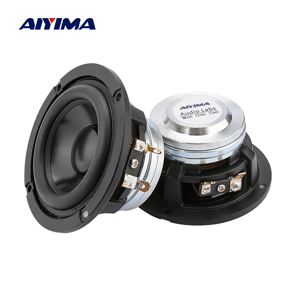 AIYIMA 2Pcs 3 Inch Full Range Speaker Driver 4 8 Ohm 20W Sound Music BT Speaker Neodymium High Sensitivity Loudspeaker