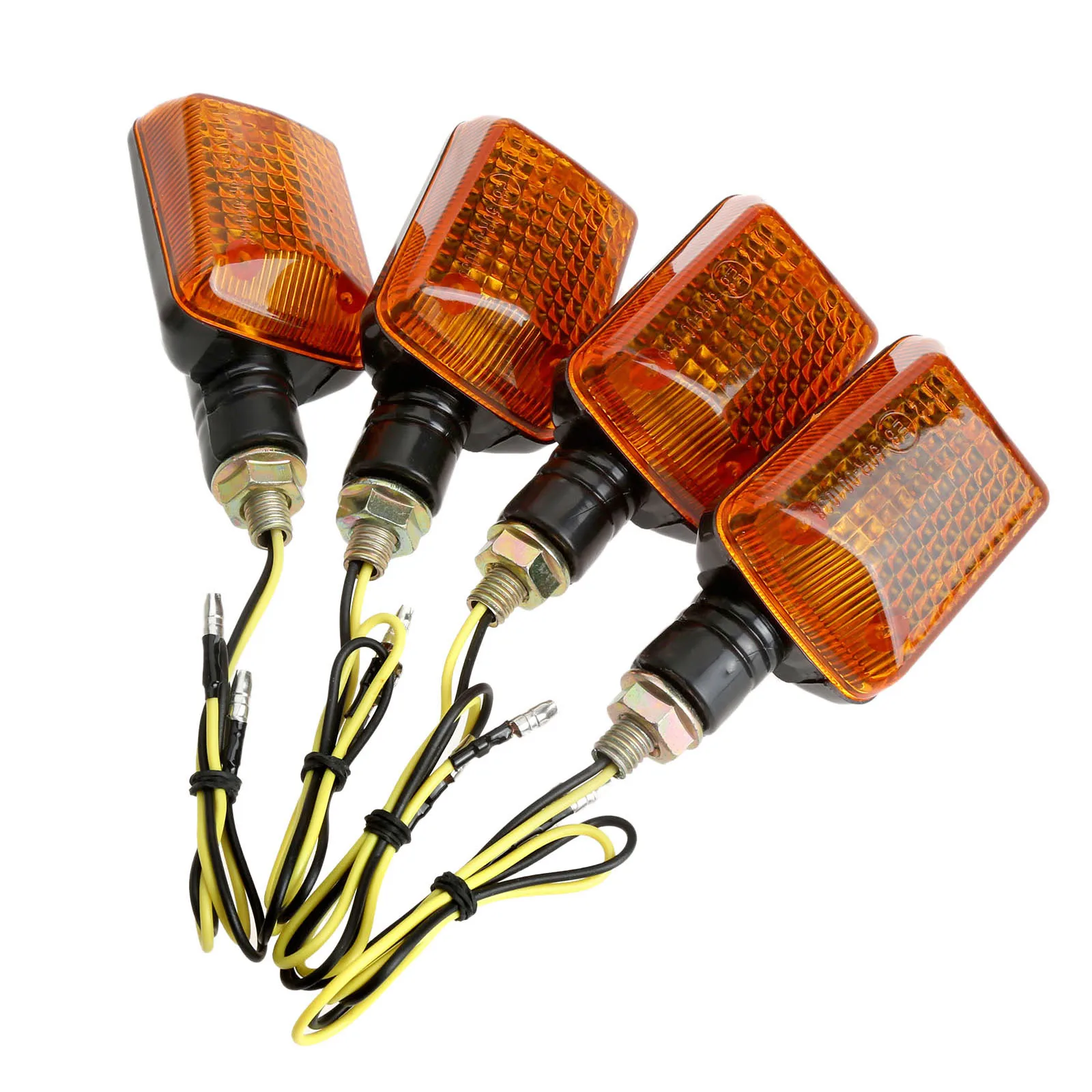 

4x мотоцикл указатель поворота квадроцикл показатели огней хрустальная люстра освещение лампы 12V Универсальный Для Honda Kawasaki Suzuki Yamaha