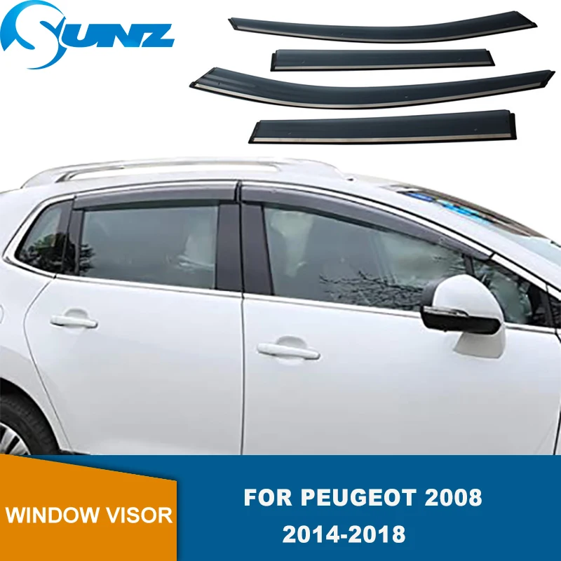 Дефлектор боковых окон для Peugeot 2008 2014 2015 2016 2017 2018|Навесы и укрытия| |