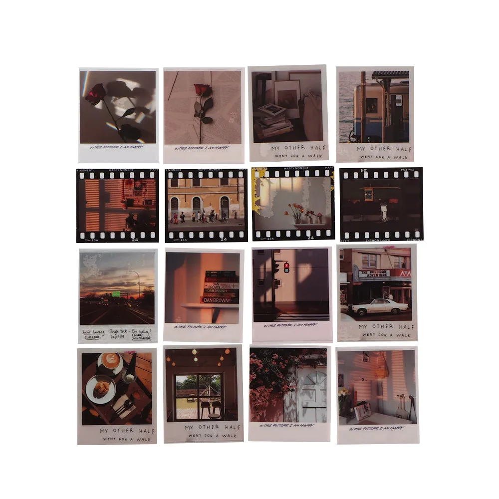 

40 pcs/pack Time Series Small Scrapbooking Decorative Stickers DIY Aesthetic Paper Sticker Flakes Stationary Accessorie