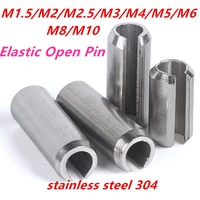 m1 5m2m2 5m3m4m5m6m8m10 stainless steel 304 elastic split pin spring cotter cylindrical elastic open pin positioning dowel 352
