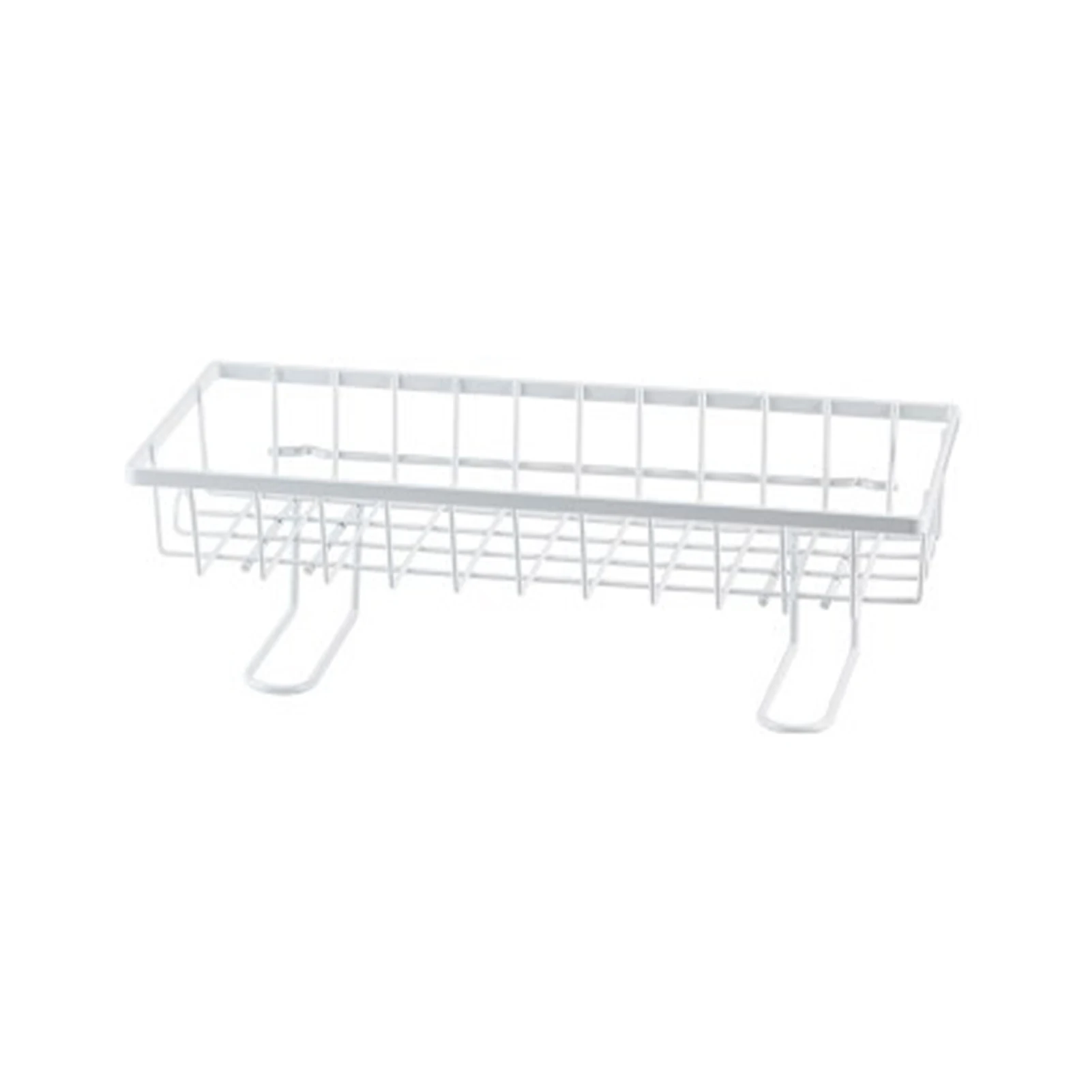 

Wall Mounted Durable Home Rustproof No Drilling Shower Caddy Hollowed Storage Iron Kitchen Organizer Bathroom Shelf Toilet
