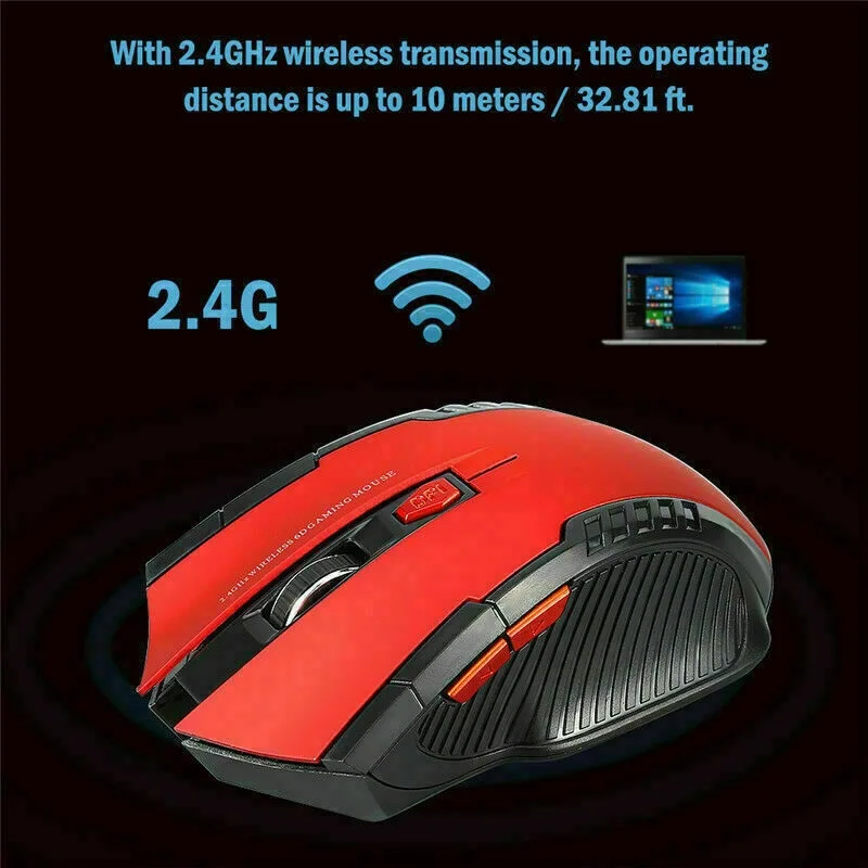 Беспроводная оптическая мышь 2 4 ГГц геймерская игровая компьютерная игровой
