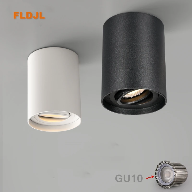 Диммируемый вращающийся светодиодный светильник на 360 ° 10 Вт 12 монолитный блок