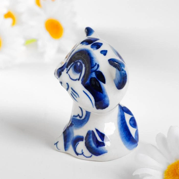 Сувенир керамика "Кот "Голова" 7 5х5 см 2330585 | Дом и сад
