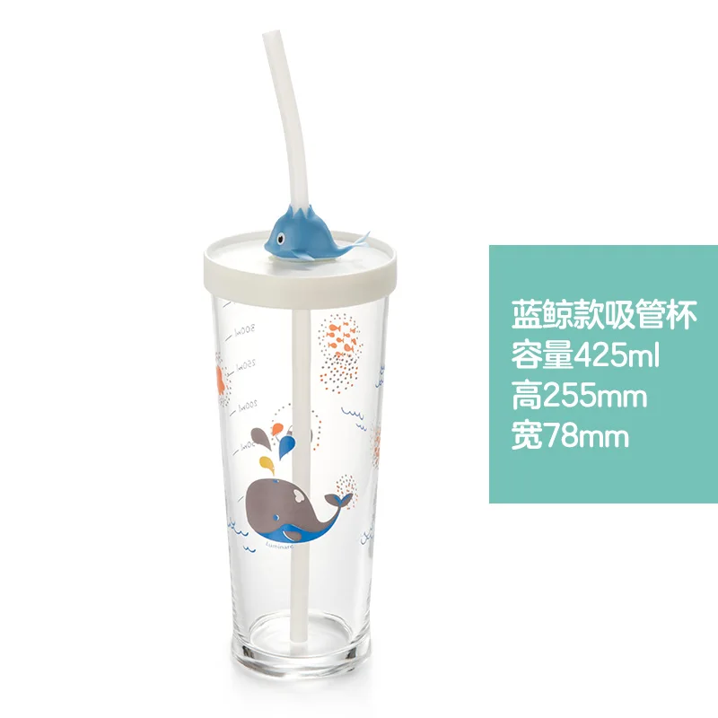

Milk Crystal Juice Glass Bottle Whiskey Baby Drinking Milk Coffee Tea Cute Cocktail Giant Goblet Yogurt Xicara Drinkware BY50BB