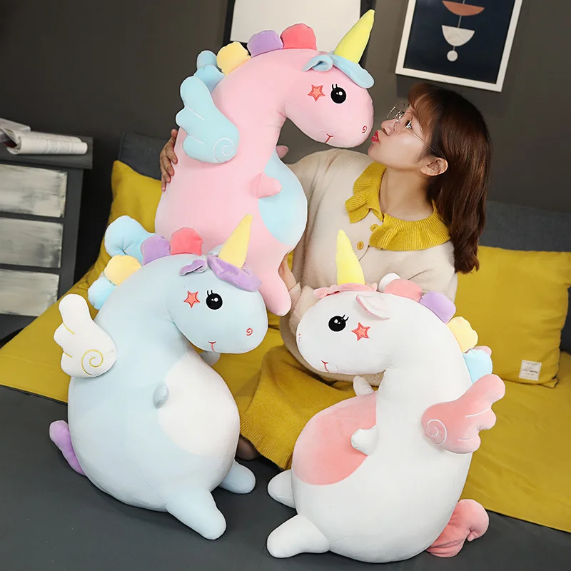 

Cute unicorn plush doll toy Stuffed Plush Animal Baby Toys baby accompany sleep Toys For Children Students Birthday Gifts